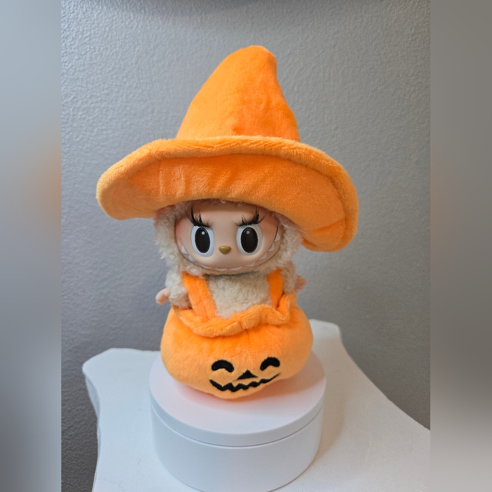 Pumpkin Costume For Labubu